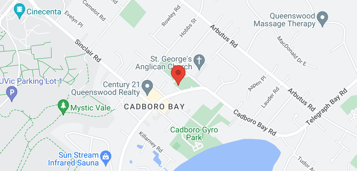 map of 1-3860 Cadboro Bay Rd